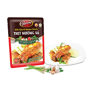 Combo 3 gói Xốt gia vị hoàn chỉnh Barona - Thịt Nướng Sả 80gr