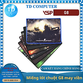 Mua Lót chuột VSP G8 260 x 220 x 2.3 mm May viền  Hình ngẫu nhiên  - Hàng chính hãng TECH VISION phân phối