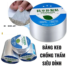 Băng keo chống thấm KG13, chống dột dán siêu dính trên mọi bề mặt, dán mái tôn, tường, ống nước cao cấp dài 5m- Hàng chính hãng