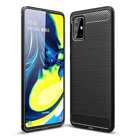 Ốp lưng chống sốc cho Samsung Galaxy A71 hiệu Likgus (chuẩn quân đội, chống va đập, chống vân tay) - Hàng nhập khẩu - Đen