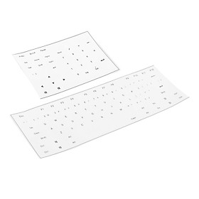 Universal Keyboard Side Stickers for Mechanical  white black