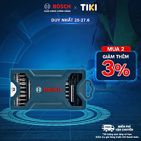 Mua Bộ mũi tua vít đa năng Bosch 25 món (xanh dương)