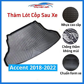 Thảm nhựa lót cốp Accent 2018-2019-2020-2021-2022 nhựa dẻo dày dặn đàn hồi tốt