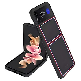 Ốp lưng chống sốc cho Samsung Galaxy Z Flip 3 hiệu Likgus Browne Luxury (chất liệu cao cấp, thiết kế thời trang họa tiết 3 sọc màu) - hàng nhập khẩu