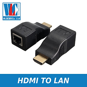 Bộ Nối Dài HDMI qua Lan RJ45 chuẩn 4k (30m)