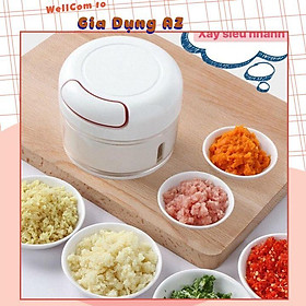 Mua Máy xay tỏi ớt  xay thịt cá cầm tay đa năng có dây kéo tiện lợi AZ SL893