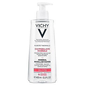 Nước tẩy trang chuyên sâu dành cho da nhạy cảm Vichy Mineral Micellar Water 400ml