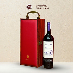 Rượu vang đỏ Argentina Zuccardi Q Tempranillo 750ml 14.5% nhập khẩu kèm hộp da đỏ - Hàng chính hãng