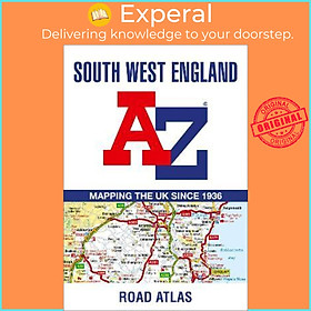 Hình ảnh Sách - South West England A-Z Road Atlas by A-Z Maps (UK edition, paperback)