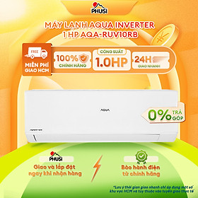 Máy lạnh Aqua Inverter 1.0 HP AQA-RUV10RB - Hàng Chính Hãng - Mới 100% 
