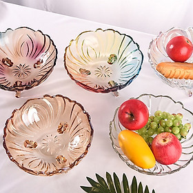 Mua TÔ THỦY TINH HỌA TIẾT VÂN NỔI CAO CẤP  TÔ ĐỰNG THỨC ĂN  HOA QUẢ  BÁNH KẸO  MỨT MÀU HỔ PHÁCH SANG TRỌNG...