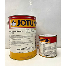 Sơn sàn bê tông epoxy Jotun Jotafloor Topcoat Base 3 màu Black 099 (Đen) _ 5L/bộ