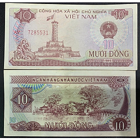Mua Tờ 10 đồng 1985 thời bao cấp sưu tầm   chất lượng mới đẹp  sưu tầm