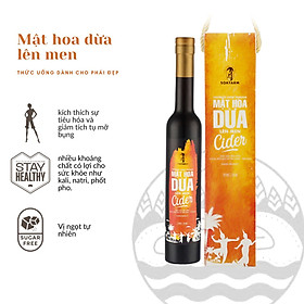 MẬT HOA DỪA LÊN MEN - CIDER - 375ml - Thức uống dành cho phái đẹp