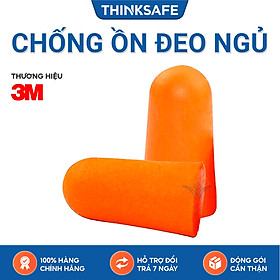 Mua Nút tai chống ồn 3M 1100 cấu tạo từ PU xốp  mềm  nhét tai chống ồn đạt chỉ số NRR 29dB