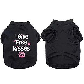 ÁO THUN NỈ KISSES TỪ 0.5-5KG DÀNH CHO THÚ CƯNG CHÓ MÈO