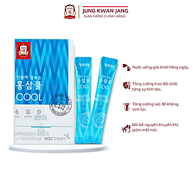 [Hộp 10 Gói] Trà Hồng Sâm Hàn Quốc Hòa Tan Tea Cool KGC Jung Kwan Jang (2g x 10 gói)