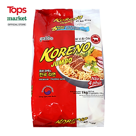 Túi Mì Koreno Jumbo Vị Bò Cay 1Kg