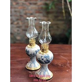 Mua 01 chiếc Đèn dầu thờ gốm sứ Gia Hưng Bát Tràng