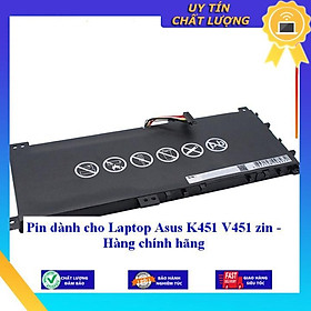 Pin dùng cho Laptop Asus K451 V451 - Hàng Nhập Khẩu New Seal