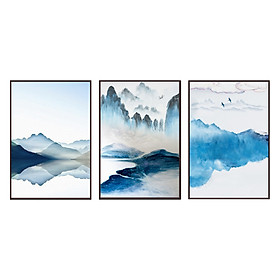 Mua Bộ 3 Tấm Tranh Phòng Khách Hiện Đại Bộ 3 (40 x 60) Q28-081