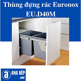 THÙNG ĐỰC RÁC 2 KHOANG EURONOX EU.D40M. Hàng Chính Hãng 