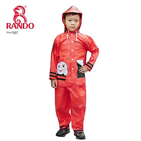 Mua Áo Mưa Bộ Trẻ Em RANDO Cao Cấp Chính Hãng Nhựa Nhiều Màu Đẹp Cute 2 tuổi trở lên Dành Cho Bé Trai Bé Gái GIÁ SỈ ONGMAT