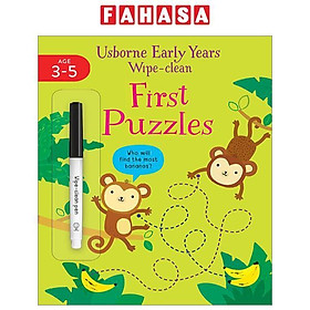 Hình ảnh sách Usborne Early Years Wipe-Clean First Puzzles