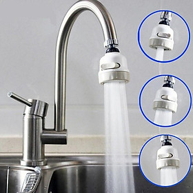 Mua Đầu Vòi Nối Rửa Chén Bát Tăng Áp 3 Chế Độ Phun Xoay 360 Độ