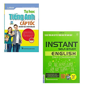 COMBO TỰ HỌC TIẾNG ANH CẤP TỐC TIẾNG ANH TRONG GT HẰNG NGÀY + Tự học tiếng anh cấp tốc