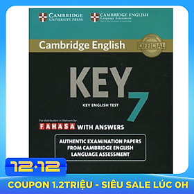Cambridge English KEY - Key English Test 7 with Answers