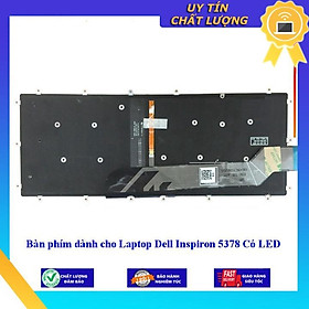 Bàn phím dùng cho Laptop Dell Inspiron 5378 Có LED - Hàng Nhập Khẩu New Seal