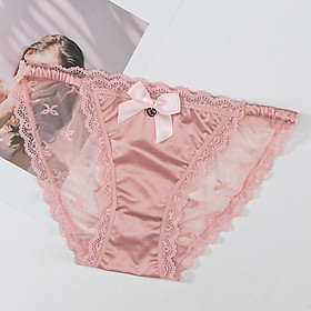 Combo 5 quần lót nữ phi lụa phối ren Voronin Q8234 – Mềm mịn, sexy, co giãn 4 chiều
