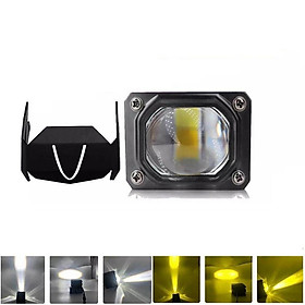 1Pair LED Spotlight Headlight External Far Light For Motorcycle Automotive Projector Lens