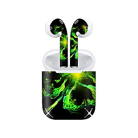 Mua Miếng dán skin chống bẩn cho tai nghe AirPods in hình thiết kế - atk324 (bản không dây 1 và 2)
