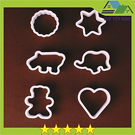 Khuôn Bánh Quy Cookies Bộ 40 Khuôn Nhấn Cookie Cutter Nhựa Nhiều Mẫu Cao Cấp - CBQUI