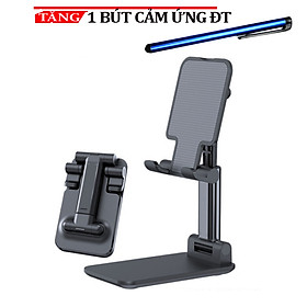 Mua Giá đỡ điện thoại để bàn gấp gọn đa năng có gương hồng mẫu mới cao cấp PK01 Tặng bút cảm ứng