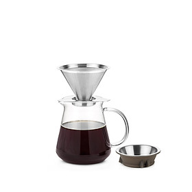 Bình pha cafe thủy tinh Samaglas FT009 (600ml)