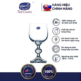 Mua Bộ 6 ly thủy tinh pha lê cường lực uống vang Tiệp Khắc 150ml