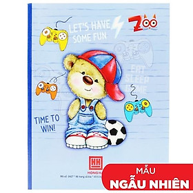 Vở Class Zoo - Ô Ly 96 Trang ĐL 100g/m2 - Hồng Hà 0427 (Mẫu Màu Giao Ngẫu Nhiên)