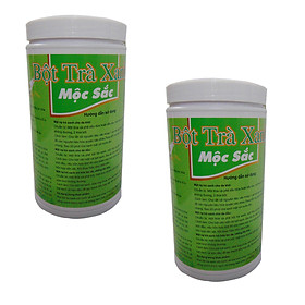 Bột Trà Xanh Mộc Sắc 1Kg Đóng Hộp Nhựa