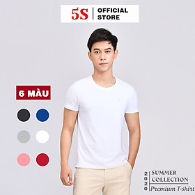Áo Thun Nam 5S Cổ Tròn (ATSS199) Cao Cấp Trẻ Trung, Thoáng Mát N1