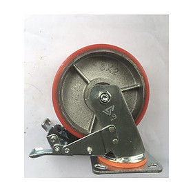 Mua Bánh xe PU 150 mm siêu chịu tải  siêu bền  lõi đúc gang
