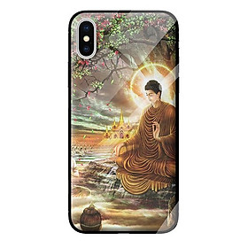 Ốp lưng kính cường lực cho iPhone X PHẬT 200 - Hàng chính hãng