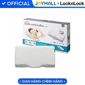 Gối Memory Foam 50D Lock&Lock HLW111 HLW112 HLW114, Hàng chính hãng, ruột cao su đàn hồi, vỏ bọc thoáng khí - JoyMall