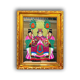 Mua Bài vị Cửu Thiên Huyền Nữ nương nương (Cửu Thiên Huyền Mỗ) - Khung nhựa cứng mạ vàng xi