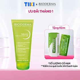 Gel rửa mặt làm sạch sâu và giảm mụn Bioderma Sébium Gel moussant actif - 200ml