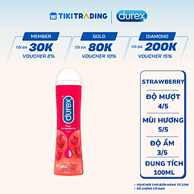 Gel bôi trơn Durex Play Strawberry 100ml