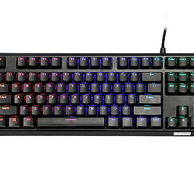 Bàn Phím Cơ Rapoo V500se Rainbow Blue Switch | Top bán chạy Lazada Shopee Sendo Tiki 76 Bàn phím cơ Fuhlen M87S 2019 Blue Switch - Hàng chính hãng