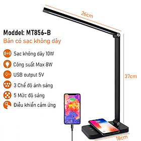 Mua Đèn bàn Led Smart MT856  5 chế độ ánh sáng  Cổng sạc USB 5V